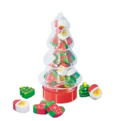 SET DI GOMME DI NATALE "FIR TREE".