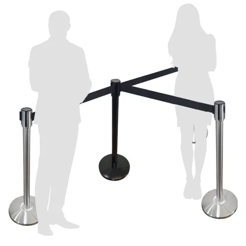 COLONNINA+NASTRO ESTENSIBILE "DIVISION"