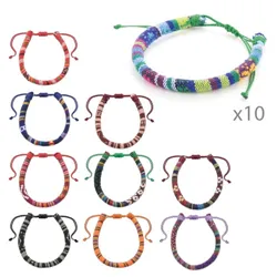 SET 10 BRACCIALETTI "FRIENDSHIP"