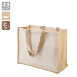 BORSA NON LAMINATA "BOMBAY" IN ECO COTONE