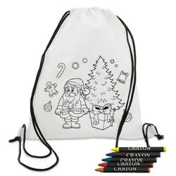 ZAINO BIMBI TNT CON PASTELLI A CERA 