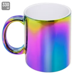 TAZZA CERAMICA METALLIZ MULTICOL "SYBAL"