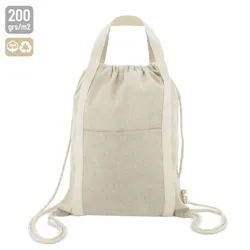 BORSA ZAINO "YALA" IN COTONE RICICLATO