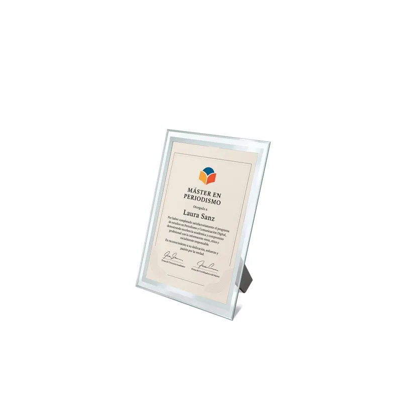 Cornice in vetro diploma a5 “bisela” · 10844