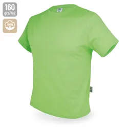 T-SHIRT 160G PER ADULTO E BAMBINO "NATUR"