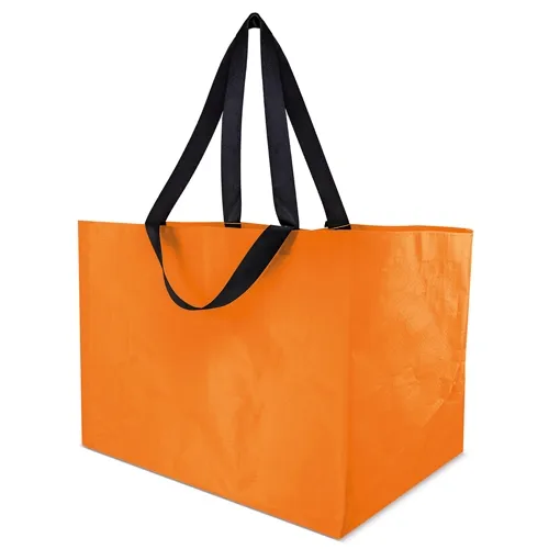 Borsa laminata in pp extra grande “merlin” · 10893-NA