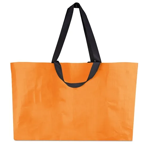 Borsa laminata in pp extra grande “merlin” · 10893-NA