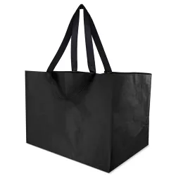 Borsa laminata in pp extra grande “merlin” · 10893-NE
