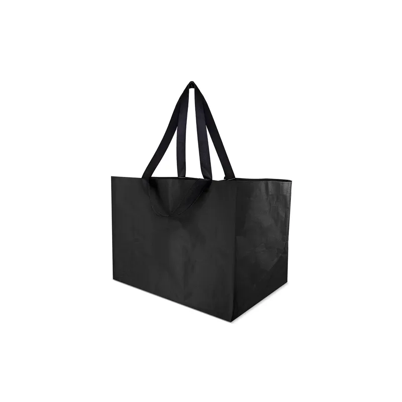 Borsa laminata in pp extra grande “merlin” · 10893-NE