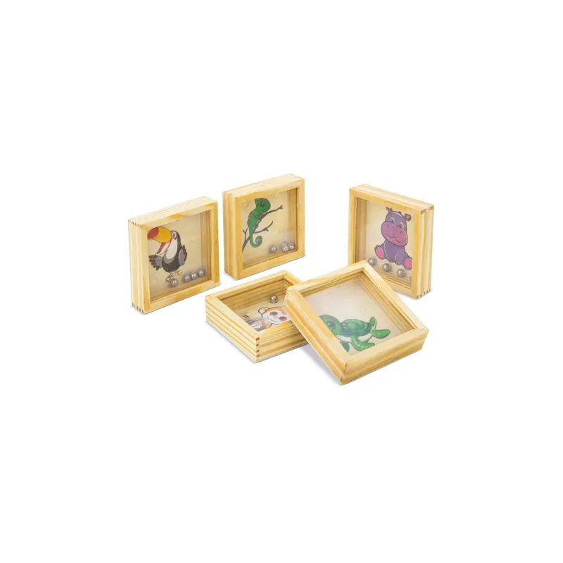 Set di 5 labirinti in legno “jungle” · 10909