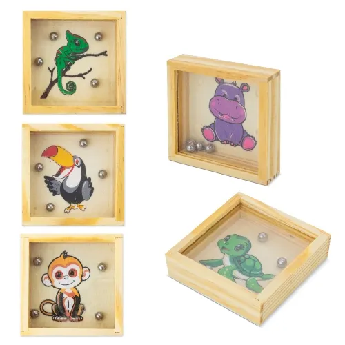 Set di 5 labirinti in legno “jungle” · 10909