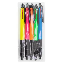 Set penne touch fluo 3 colori “impact” (5 pz) · 10936-SU 2