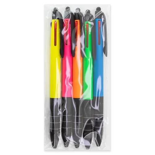 Set penne touch fluo 3 colori “impact” (5 pz) · 10936-SU