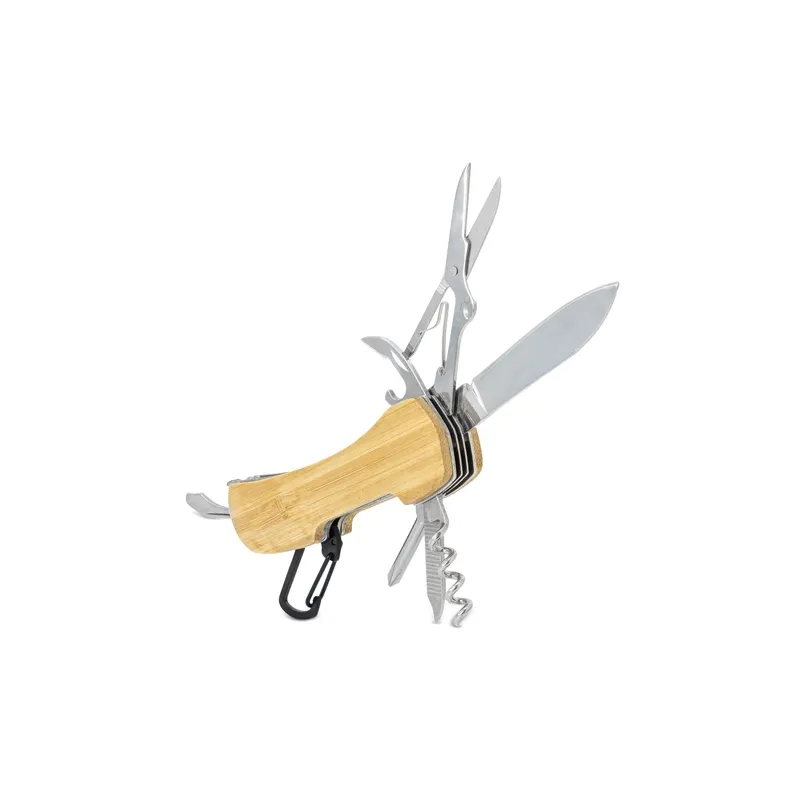 Coltello tascabile multiuso bambù “saskat” · 11007