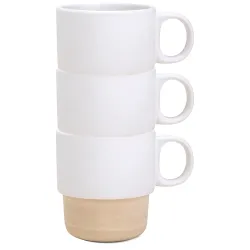 Tazza impilabile con base in bambù sublimazione “gerard” · 11047 2