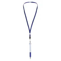 Penna 2 colori con lanyard “bisskar” · 11098-AZ 2