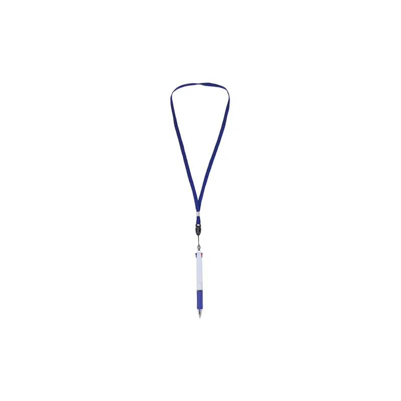Penna 2 colori con lanyard “bisskar” · 11098-AZ