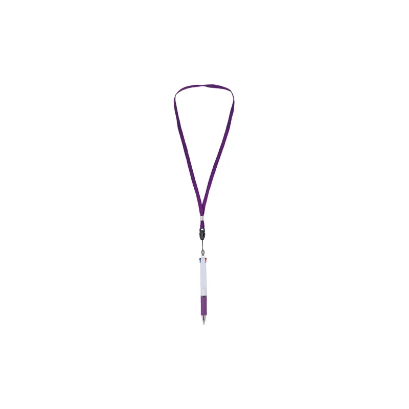 Penna 2 colori con lanyard “bisskar” · 11098-LI