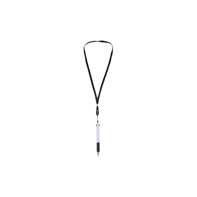 Penna 3 colori con lanyard “bisskar” · 11098-NE
