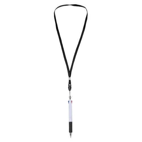 Penna 3 colori con lanyard “bisskar” · 11098-NE