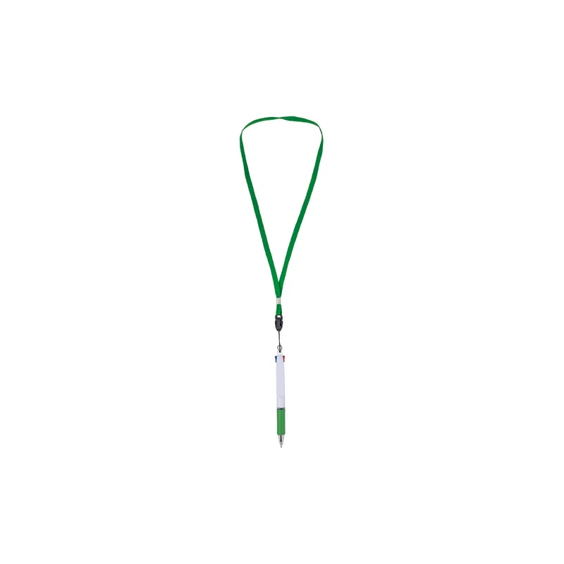 Penna 2 colori con lanyard “bisskar” · 11098-VE