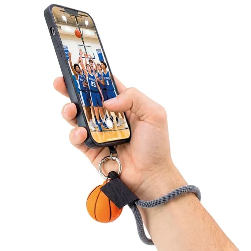 Lanyard da polso per cellulare "blasis" (basket) · 11141