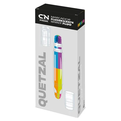 Set di 6 evidenziatori “quetzal” · 11153