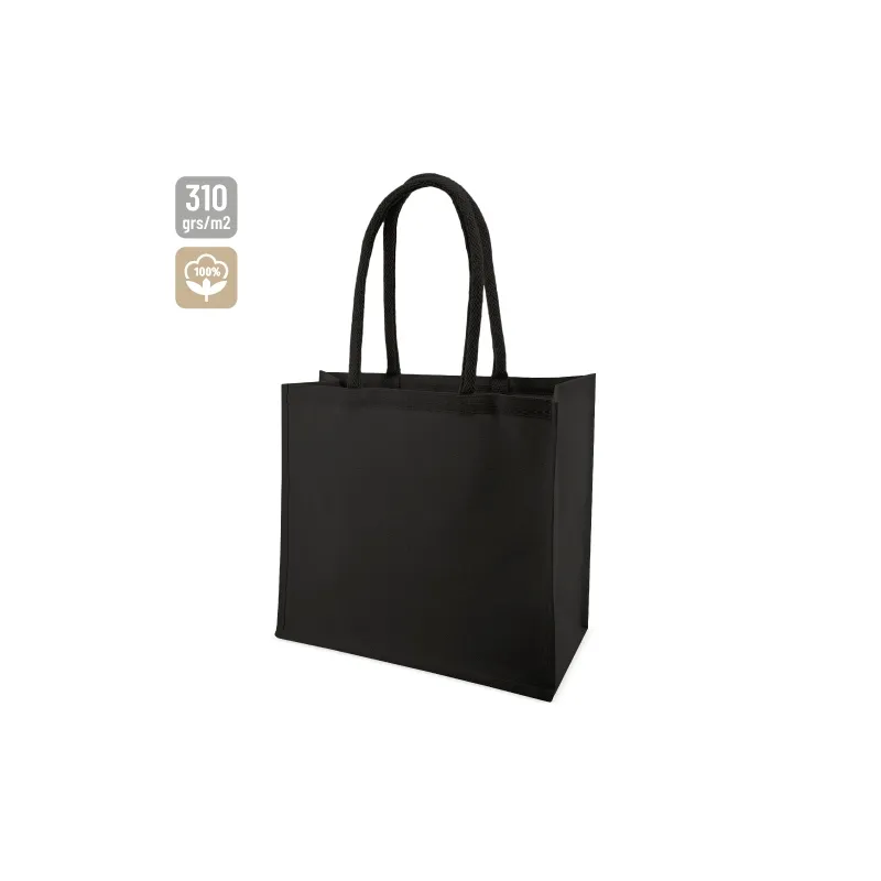 Borsa in cotone con manico comodo "surat" · T-4000-NE