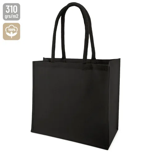 Borsa in cotone con manico comodo "surat" · T-4000-NE