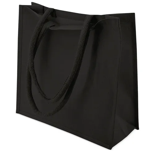 Borsa in cotone con manico comodo "surat" · T-4000-NE