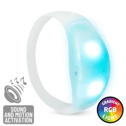 Bracciale vip luminoso con led rgb "flashing" · 10601-RGB