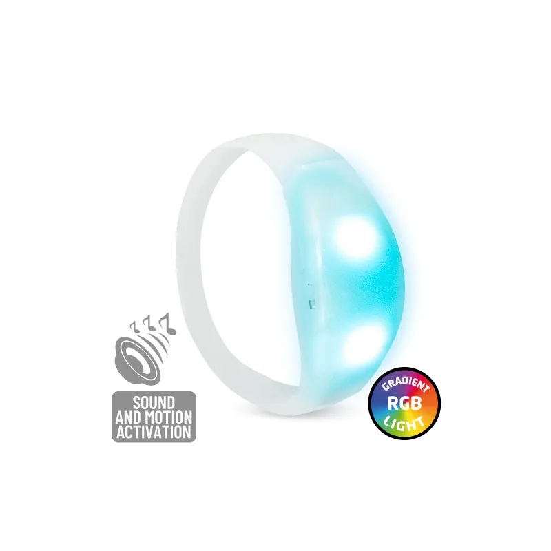 Bracciale vip luminoso con led rgb "flashing" · 10601-RGB