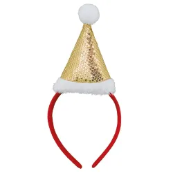 Cerchietto con cappellino di natale "jolly" · 10612