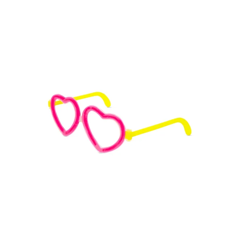 Set occhiali neon "luv" · 10697