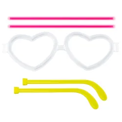 Set occhiali neon "luv" · 10697 2