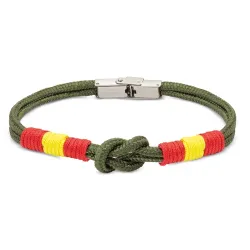 Braccialetto bandiera spagna "new barlovento" · 10709-VE-MILITAR