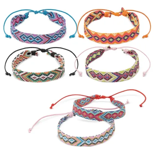 Braccialetti "hippy" (pack da 6) · 10761