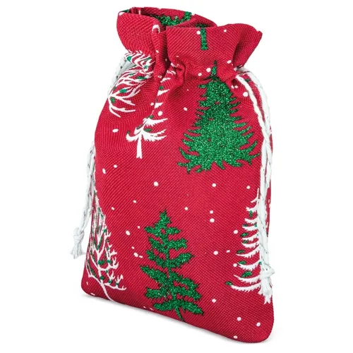 Sacchetto regalo natale 10x14,5cm “snowy” · 10901