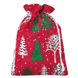 Sacchetto regalo natale 13,5x18cm “snowy” · 10902
