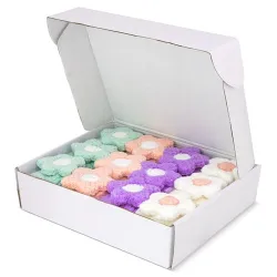 Set 12 asciugamani con motivi floreali “primavera” · 10982 2