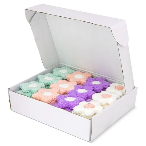 Set 12 asciugamani con motivi floreali “primavera” · 10982