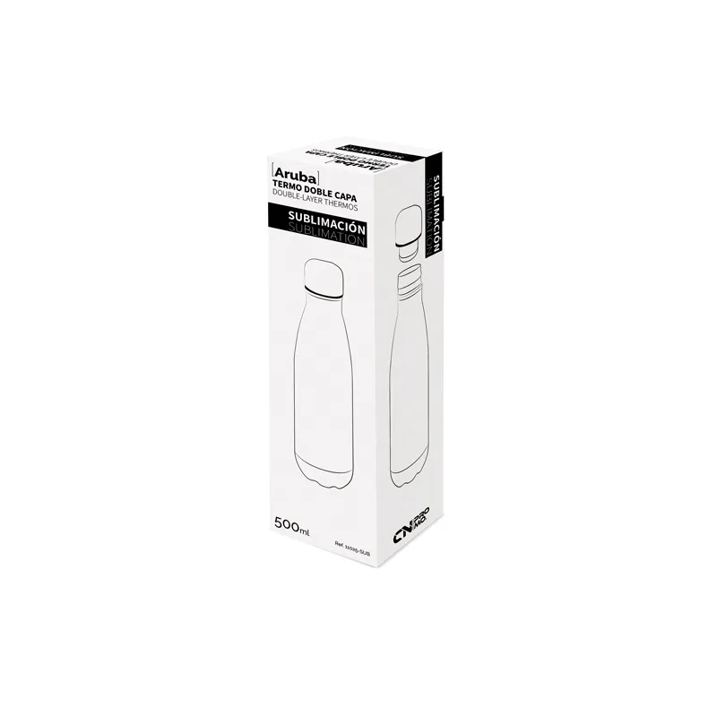 Thermos doppia parete 500ml sublimazione “aruba” · 11025-SUB