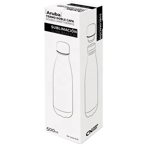 Thermos doppia parete 500ml sublimazione “aruba” · 11025-SUB