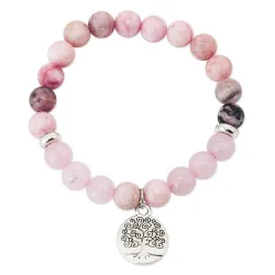 Bracciale in pietra di giada “rosi” · 11086