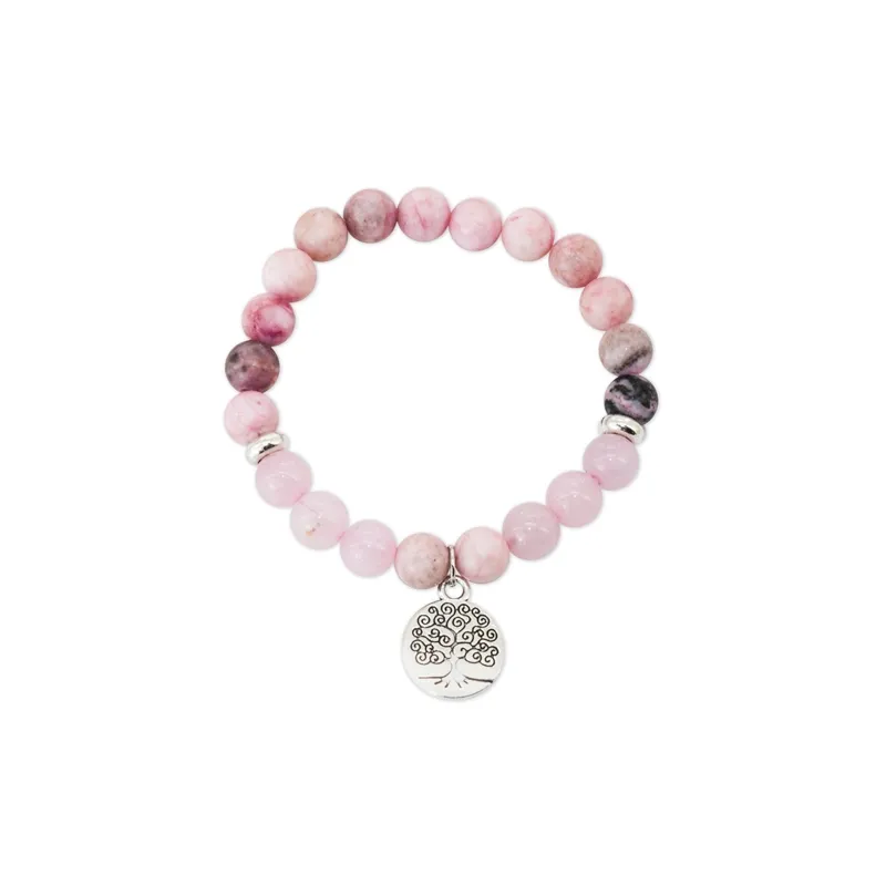 Bracciale in pietra di giada “rosi” · 11086