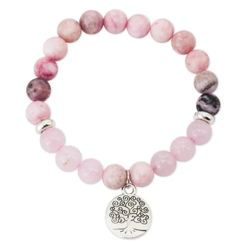 Bracciale in pietra di giada “rosi” · 11086