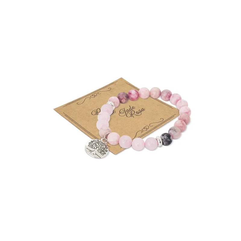 Bracciale in pietra di giada “rosi” · 11086