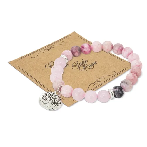 Bracciale in pietra di giada “rosi” · 11086