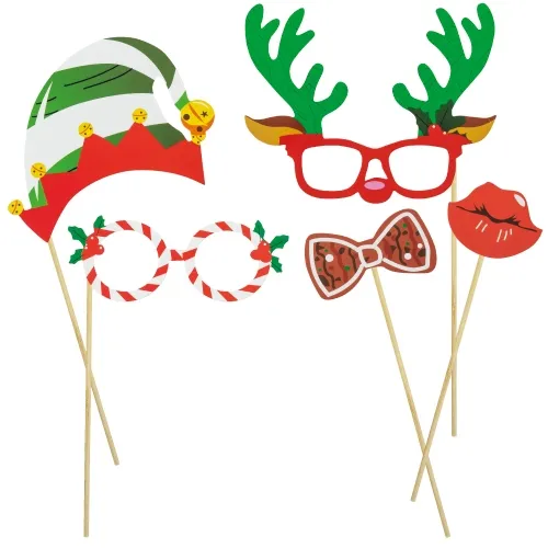 Set photocall natalizio (38 pz.) "happy holiday" · 11101