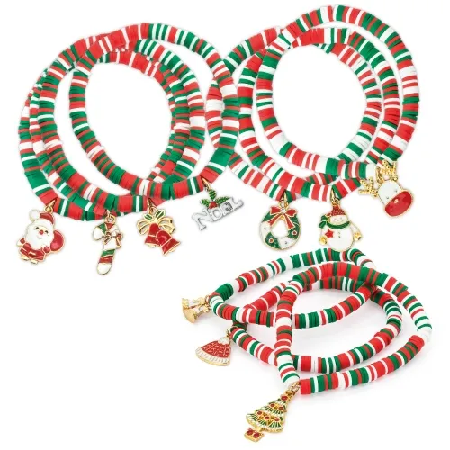 Set 10 braccialetti natalizi “taika” · 11106